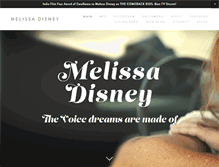 Tablet Screenshot of melissadisney.com